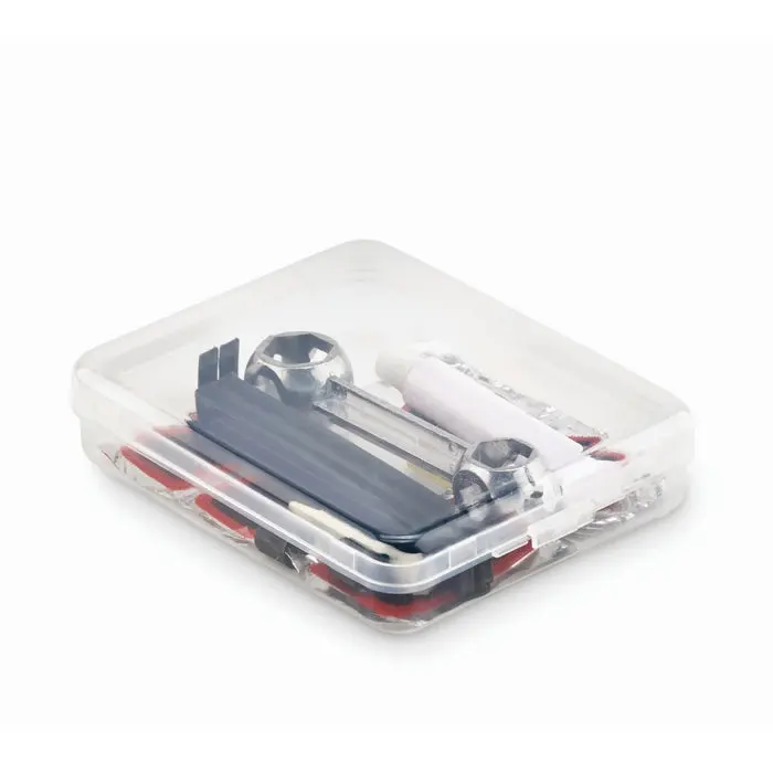 Fahrrad-Notfallset REPAIR - Transparent Praktisches Set für unterwegs
