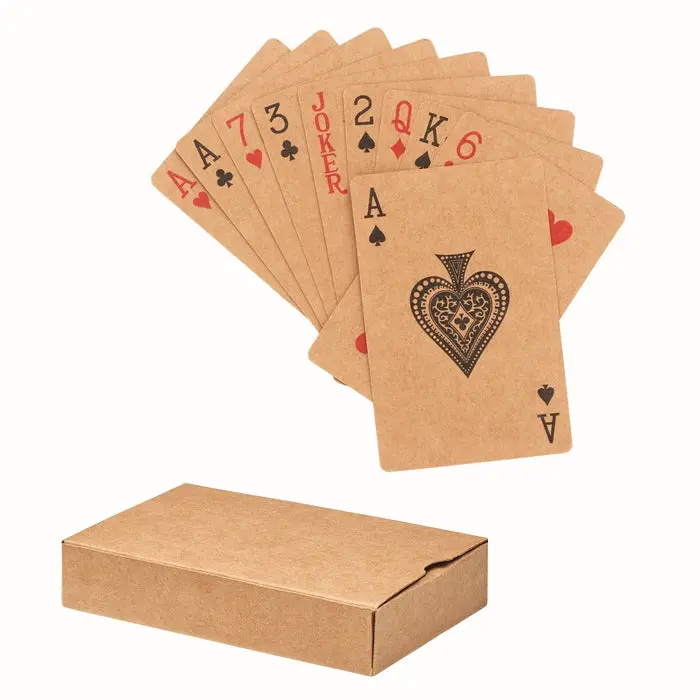 ARUBA+ Recycelte Spielkarten in Beige - Umweltfreundliches Kartenspiel für Nachhaltige Unterhaltung