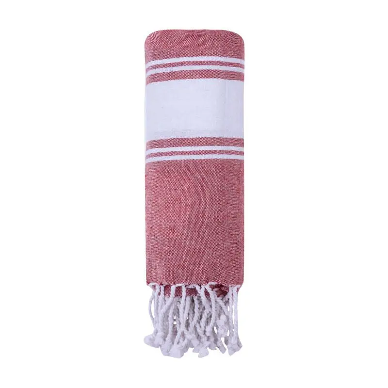 Lainen Beach Towel - Rot - Weiches Strandtuch aus hochwertigem Material