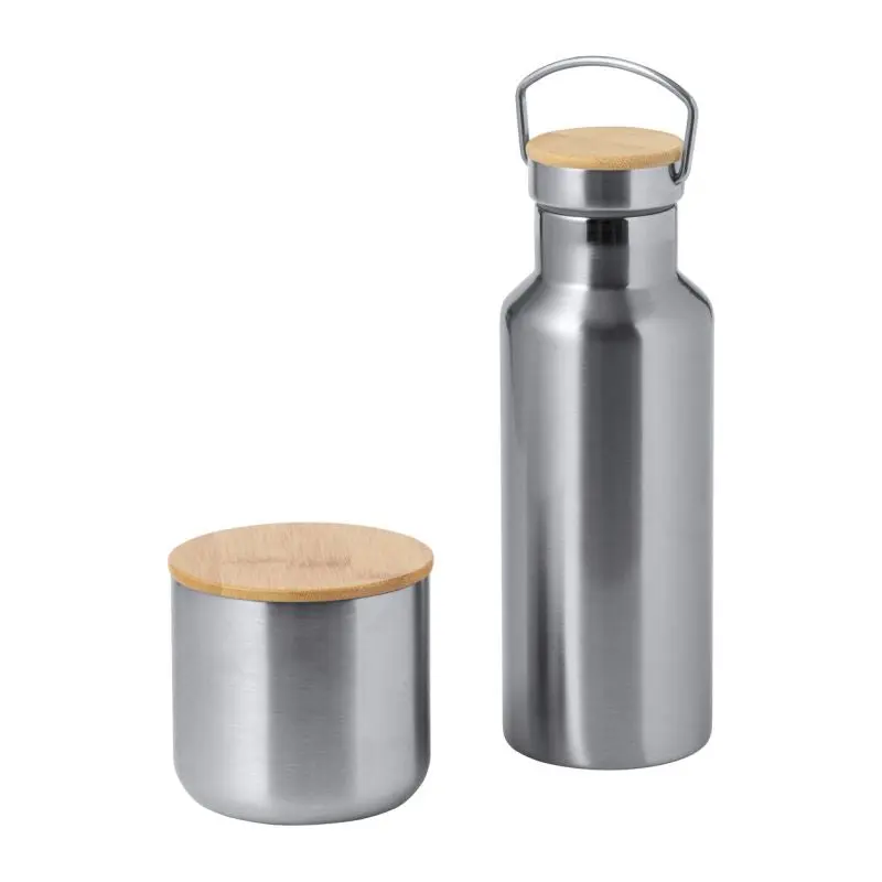 Silber Debris Premium Isolier-Getränkebehälterset