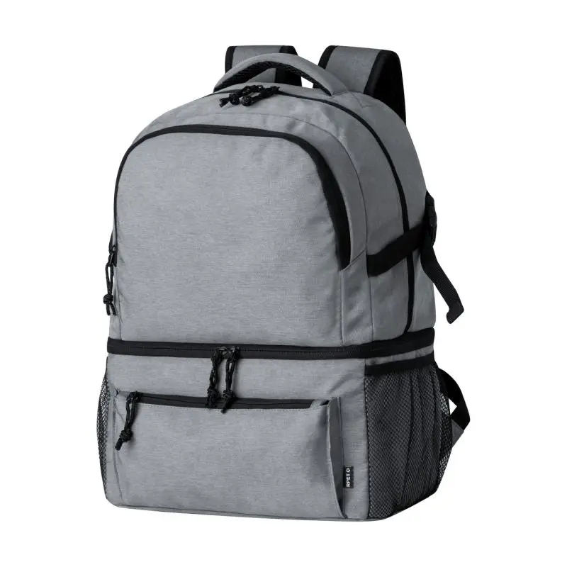Gaslin RPET Cooler Backpack - Grau: Stilvoll, Praktisch, Nachhaltig - Kühlung für Unterwegs