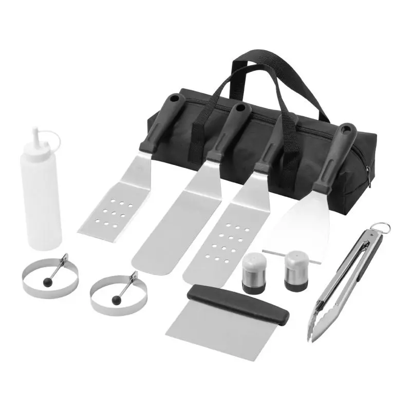 Raiken Premium BBQ-Set in Schwarz – Ultimatives Grillzubehör