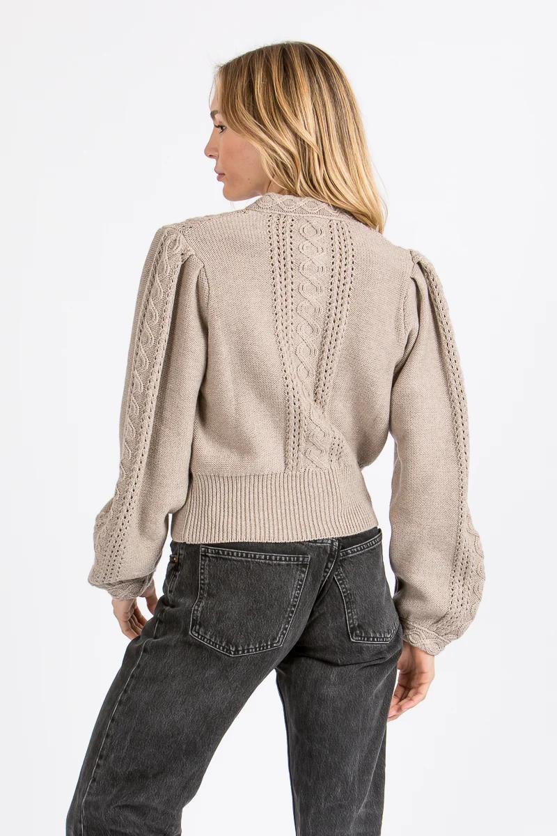 Gottseidank Strickjanker Lea rahm