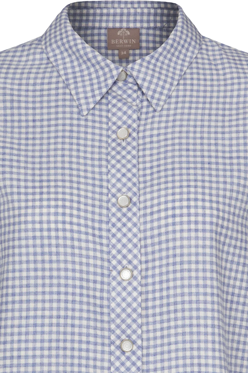 Damen Trachtenbluse Flanell