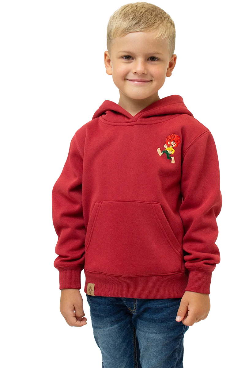 Kinder Hoodie mit Pumuckl-Stickerei und Druck