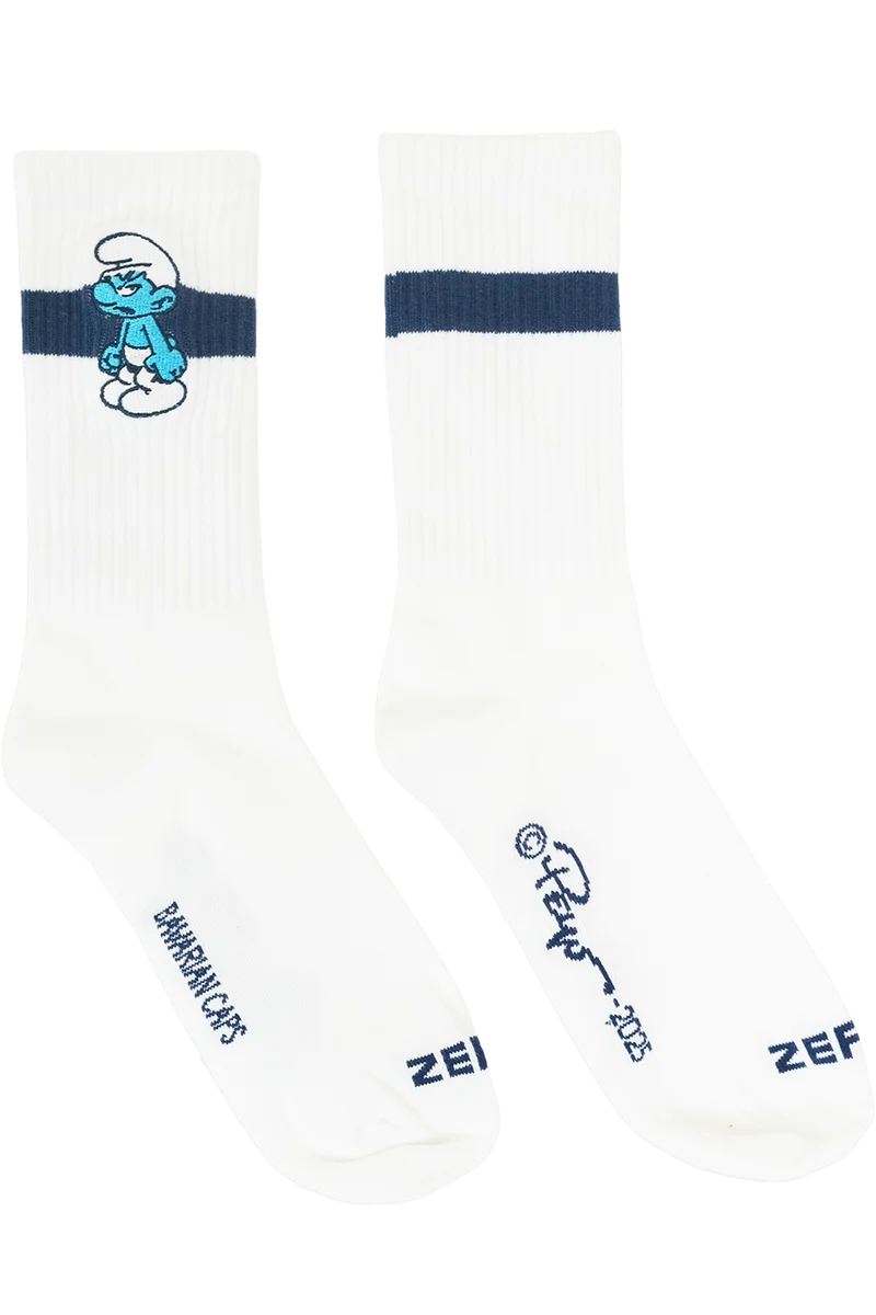 Unisex Sportsocken mit grantigem Schlumpf