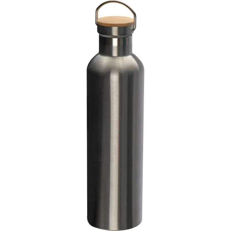 Silbergrau 500ml Edelstahl-Isolierflasche, elegant & funktional