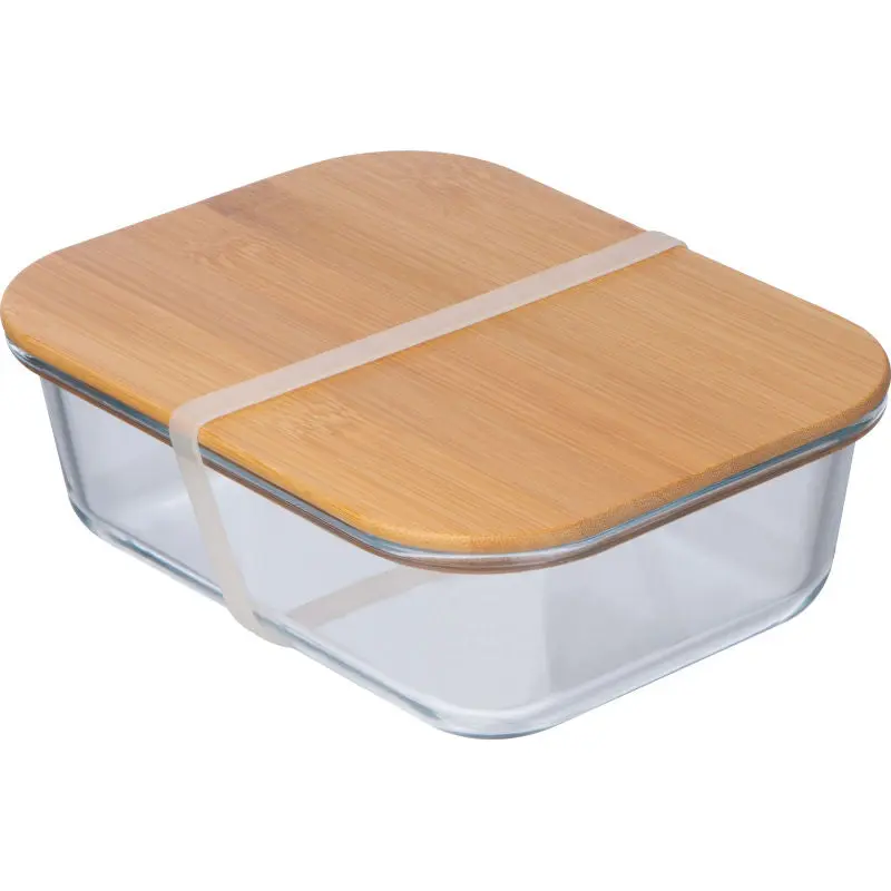 Borosilicate Glass Snack Box - Transparent, Durable, Heat-Resistant Meal Container