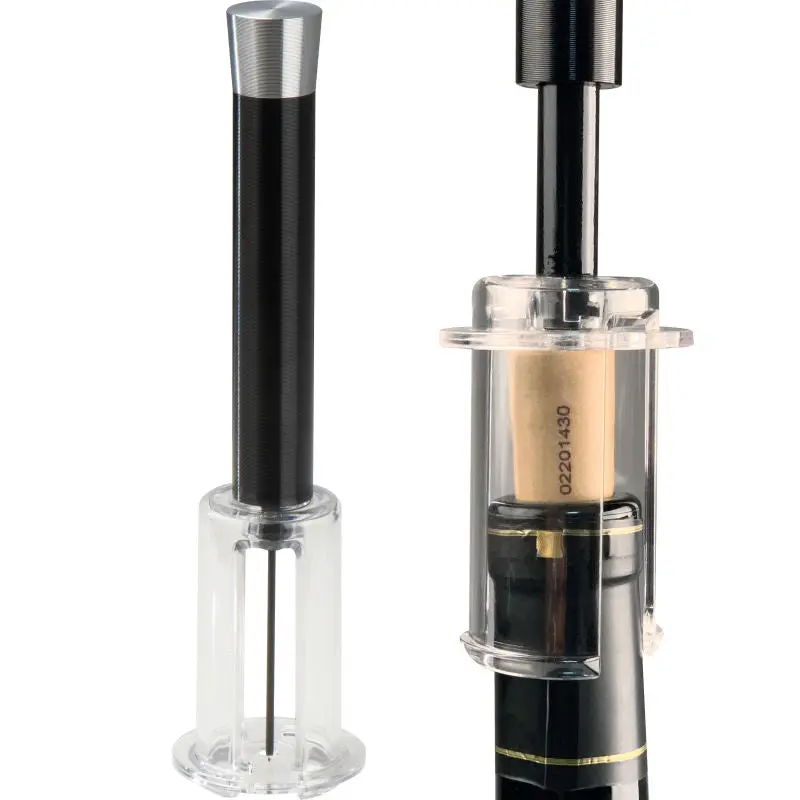 Robuster Schwarz Korkenzieher, Professionelles Öffnen, Elegantes Design