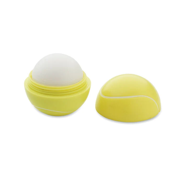 Lippenbalsam in Tennisballform