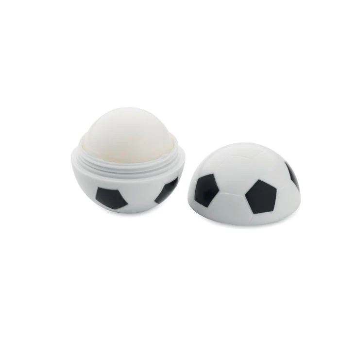Lippenbalsam in Fußballform