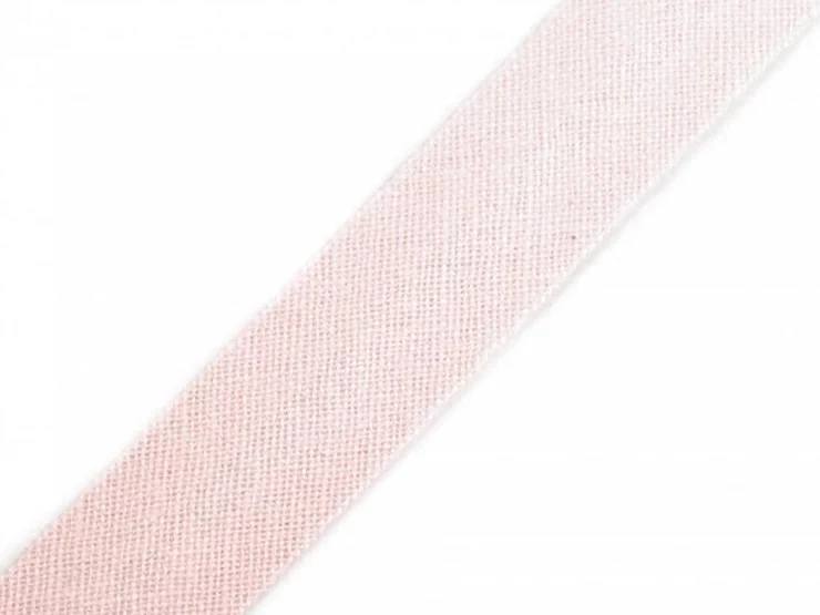 Schrägband gefalzt Rosa – Baumwollband B-3