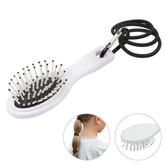 Elegante Zweifarbige Haarbürste – Weiß & Schwarz für Stylishes Pflegen