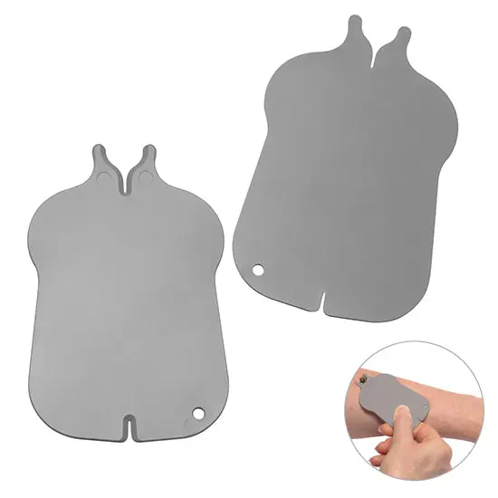 Zeckenentferner Duo aus Recyclingmaterial in Grau – Umweltfreundlich & Effektiv