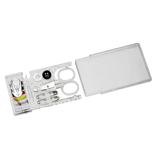 Beta Nähset in Gefrostet Glasklar - Transparentes Schnellreparatur-Kit