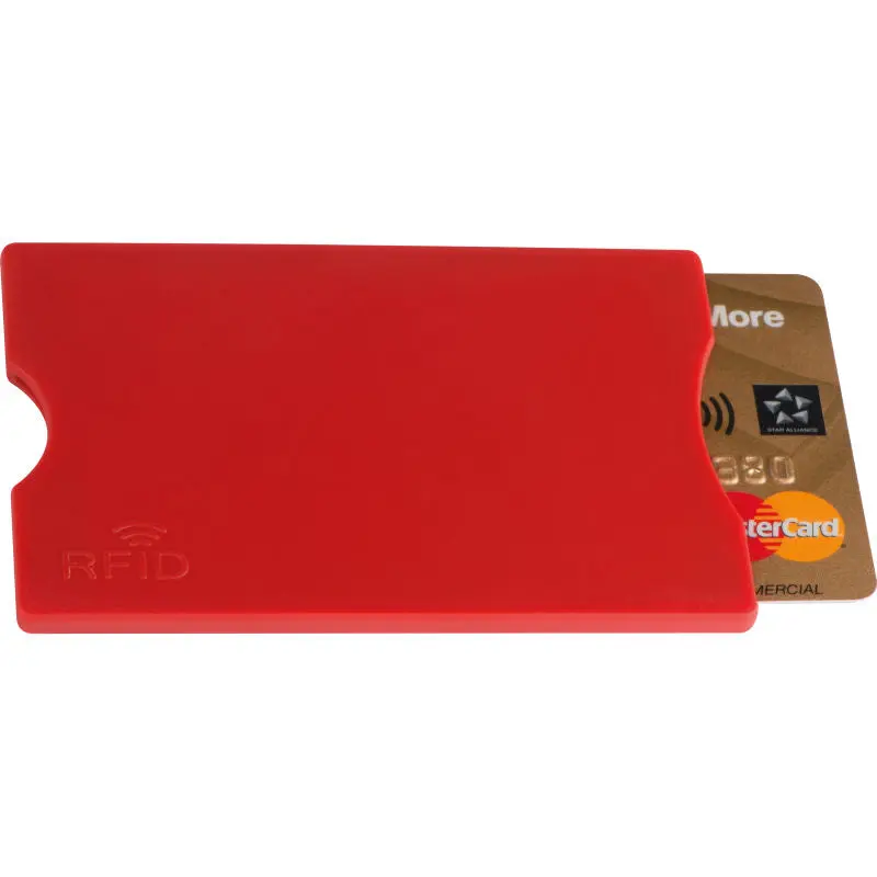Rotes RFID-Kartenetui Canterbury Sicherer Schutz für Kreditkarten mit elegantem Design