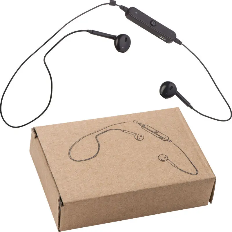 Antalya Bluetooth Stereo-Kopfhörer - Tiefschwarz