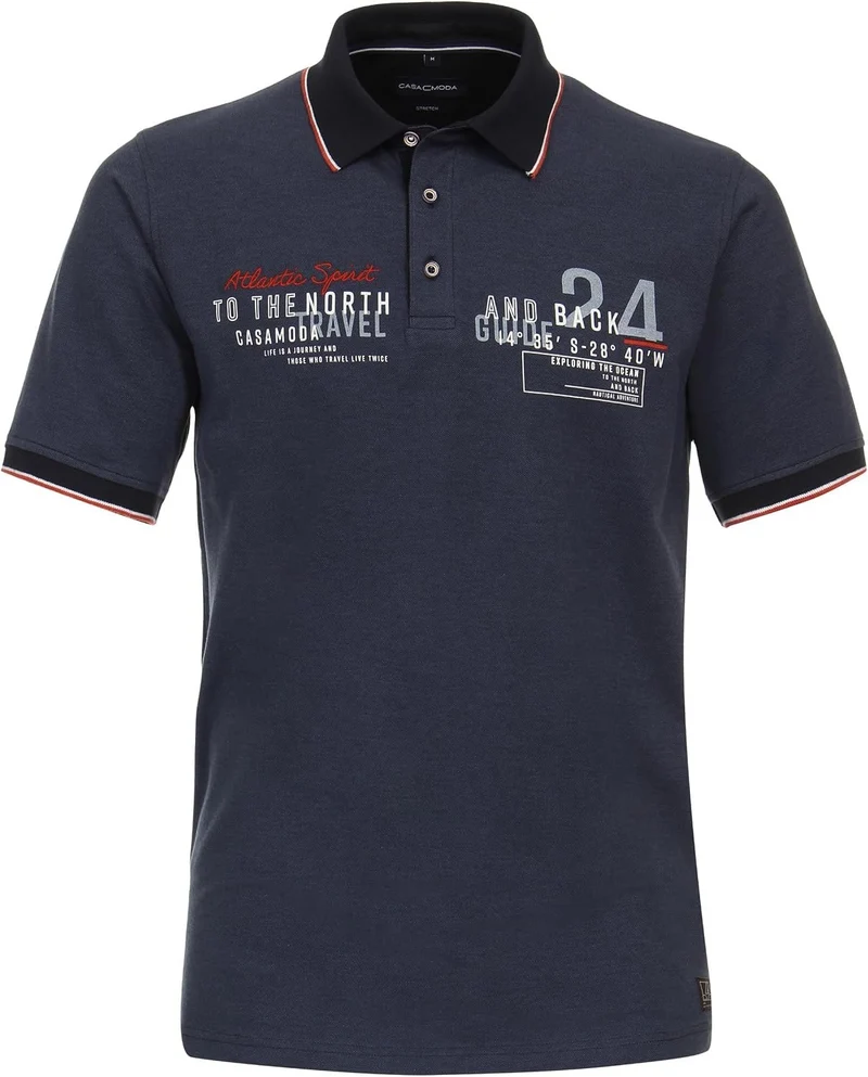 Casa Moda Poloshirt Blau