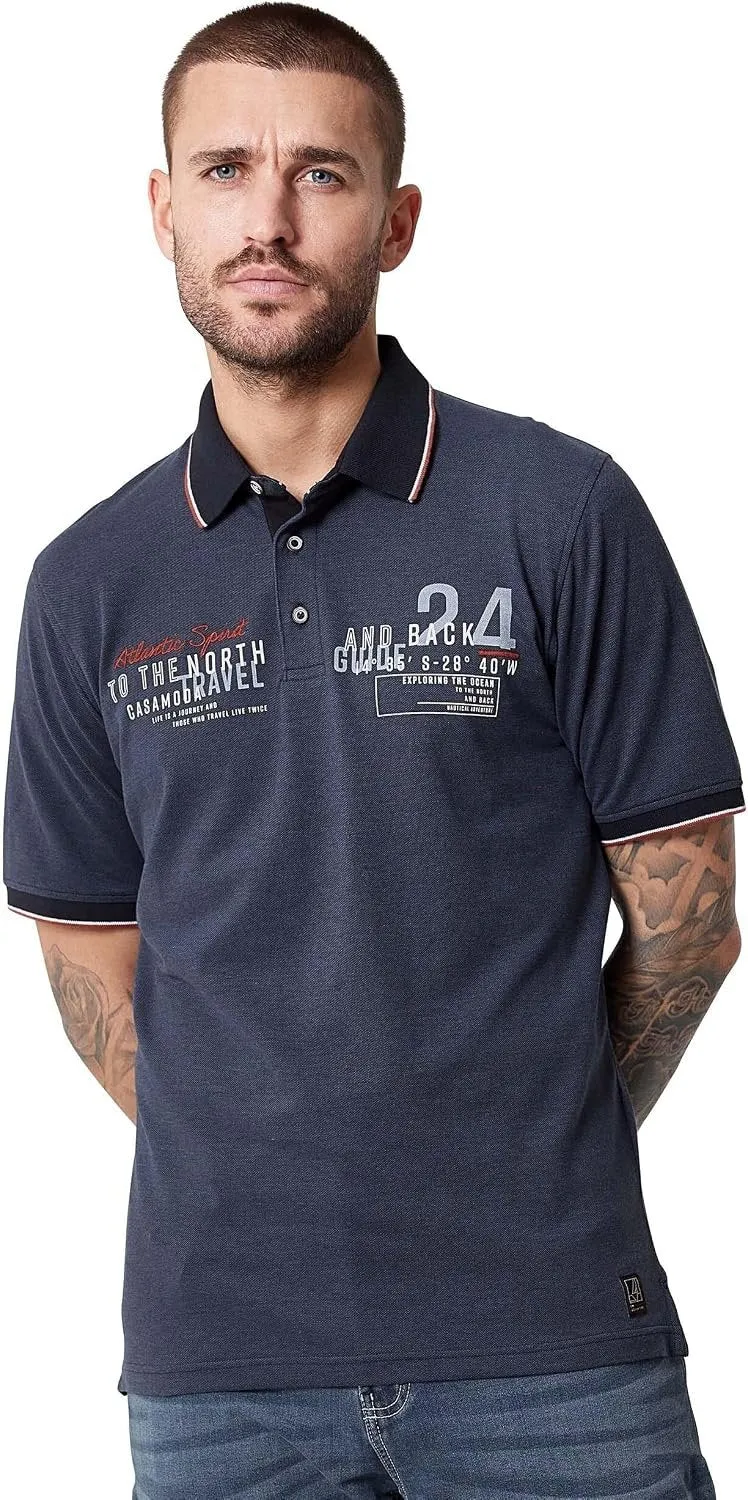 Casa Moda Poloshirt Blau
