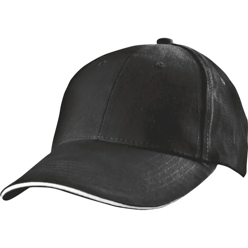 6-Panel Baseballmütze San Francisco - klassisch schwarz