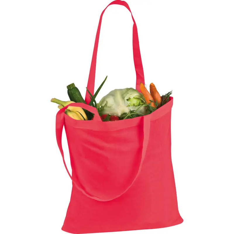 Franca Rote Baumwolltasche, Leuchtend & Praktisch, Umweltbewusst
