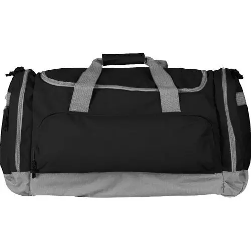 Sport-/Reisetasche aus Polyester Lorenzo - schwarz, robust und geräumig, ideal für Sport und Reisen