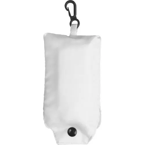 Weiße Einkaufstasche aus Polyester Vera - Stilvoll, Robust und Umweltfreundlich
