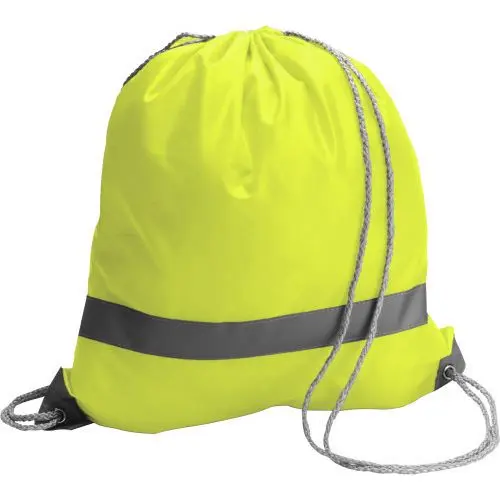 Multifunktionaler Schuh- und Rucksack Sylvie aus Polyester in Gelb
