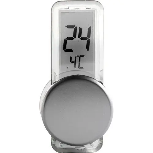 Roxanne Kunststoff-Thermometer - Elegantes Silber, Präzise Temperaturmessung