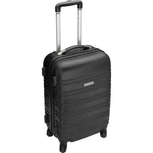 Robuster ABS-Kunststoff-Trolley Serafina in Schwarz - Elegant & Langlebig
