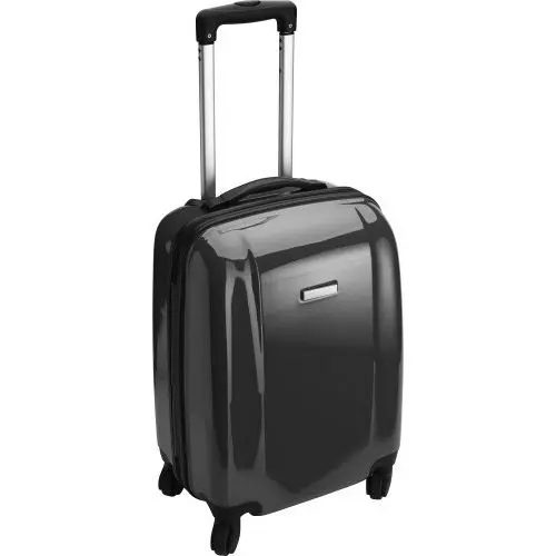 Strapazierfähiger ABS-Kunststoff-Trolley Verona in Schwarz - Stilvoll & Praktisch