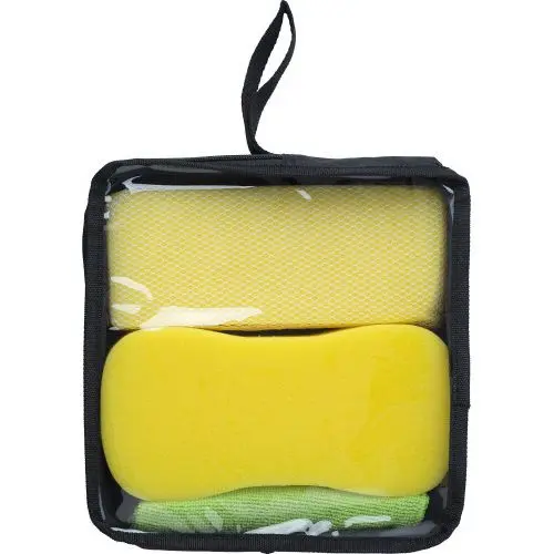 Aaliyah Autoschwamm-Set in Gelb, Weich & Absorbierend
