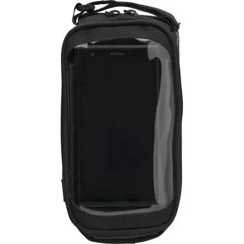 Fahrradlenkertasche aus Polyester (600D) Priya - schwarz Robuste, wasserdichte Lenkertasche