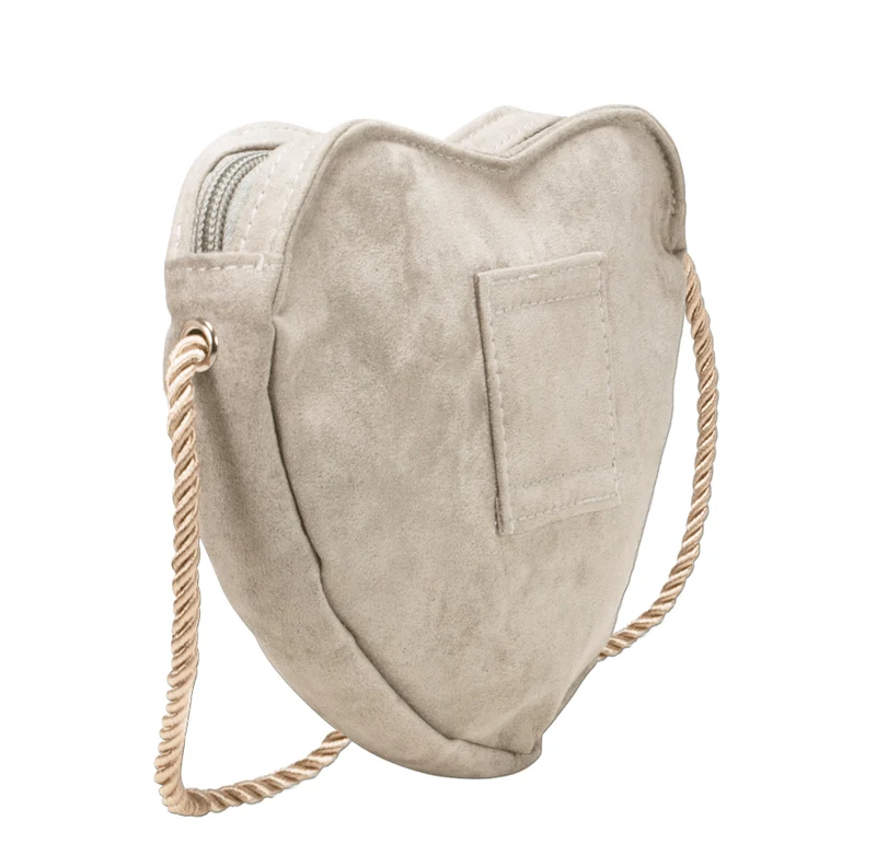 Trachten Herztasche beige