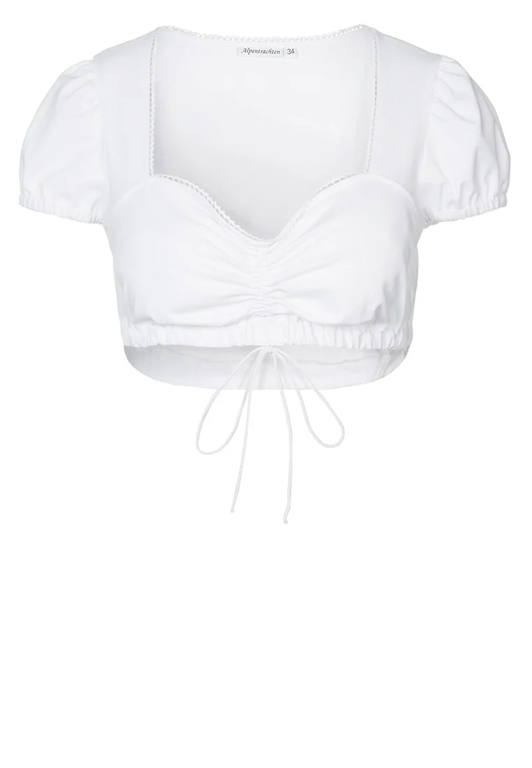 Dirndlbluse Selma kurz Jersey