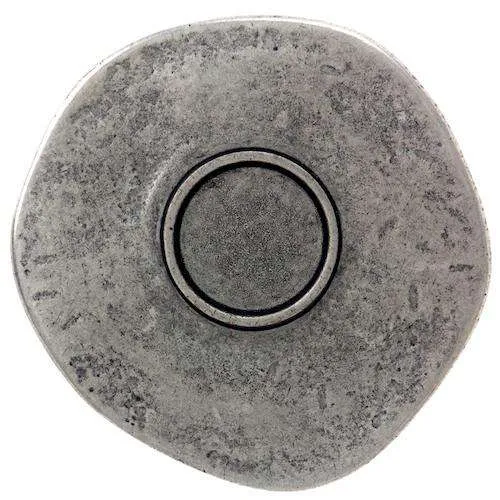 Metallknopf Silber-Grau – Trachtenknopf MK-301AS-OH