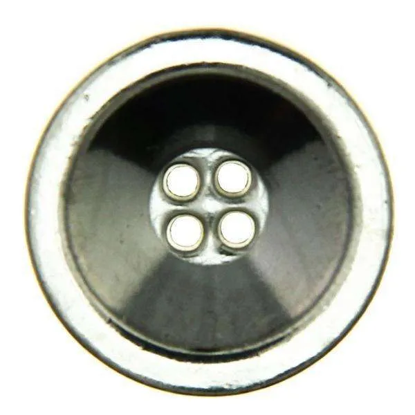 Metallknopf Silber – 4-Loch MK-19-STAH