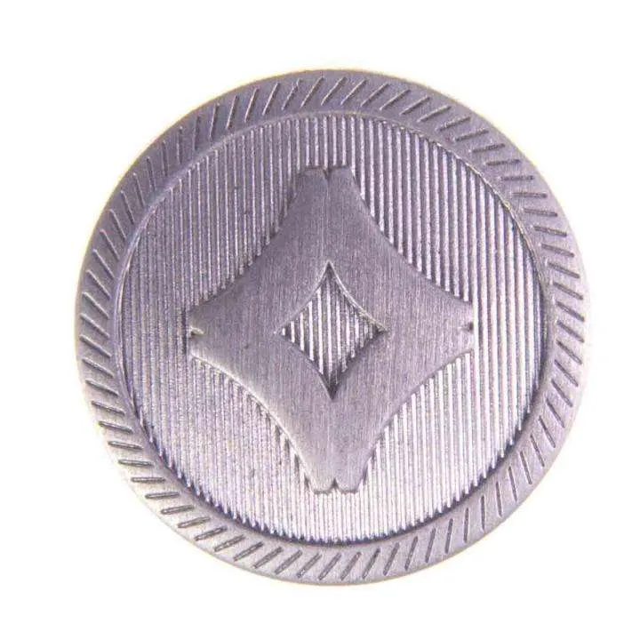 Metallknopf Silber – Öse MK-183H