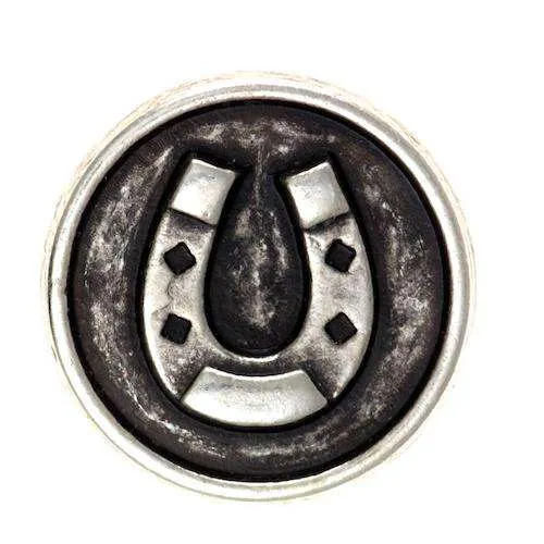 Metallknopf Silber-Grau – Öse MK-102AS
