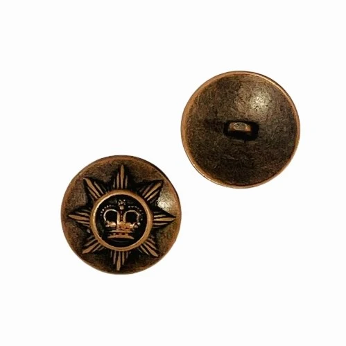 Metallknopf Wappenmotiv Kupfer – Trachtenknopf MK-475-K
