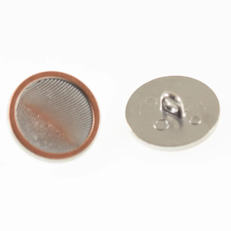 Metallknopf Silber-Kupfer – Öse MK-86