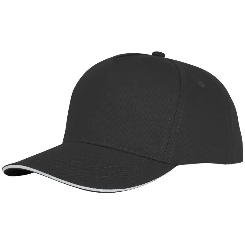Ceto Cap mit 5 Segmenten und Sandwichschirm – Moderne Kappe mit Kontrastdetails