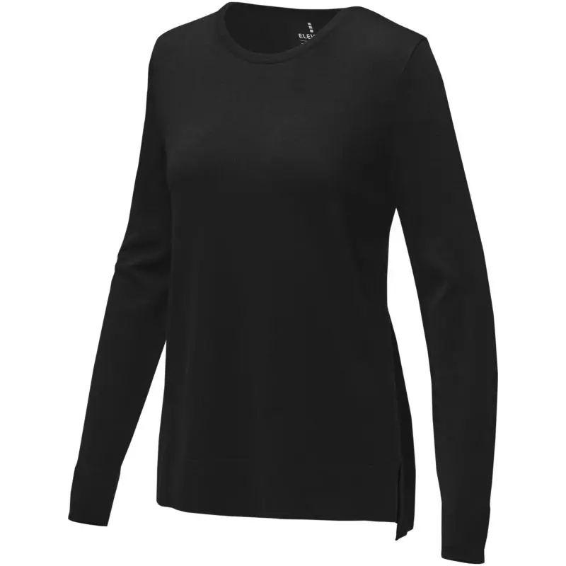 Damen-Sweater Merrit, Rundhals-Pullover in modischem Design, 100% Baumwolle