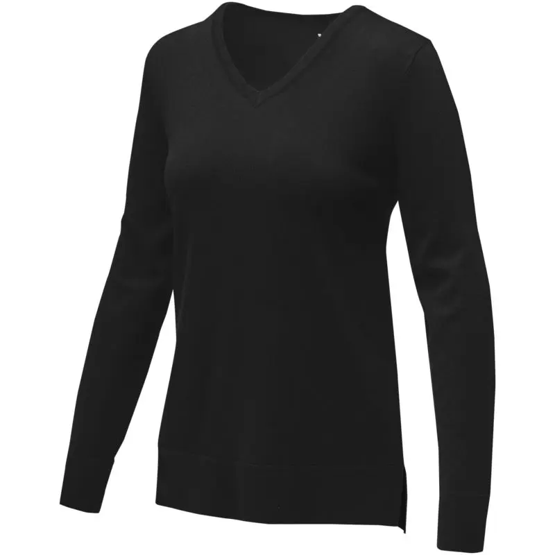 Eleganter Damen Pullover mit V-Ausschnitt Stylischer Stanton Pulli Bequeme Damenmode