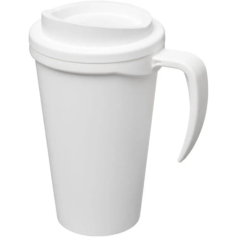 Americano Grande 350 ml Isolierbecher – Elegant in Weiß für heiße und kalte Getränke