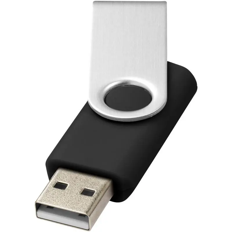 Drehbarer 1GB USB-Stick in Schwarz - Flexibel & Sicher