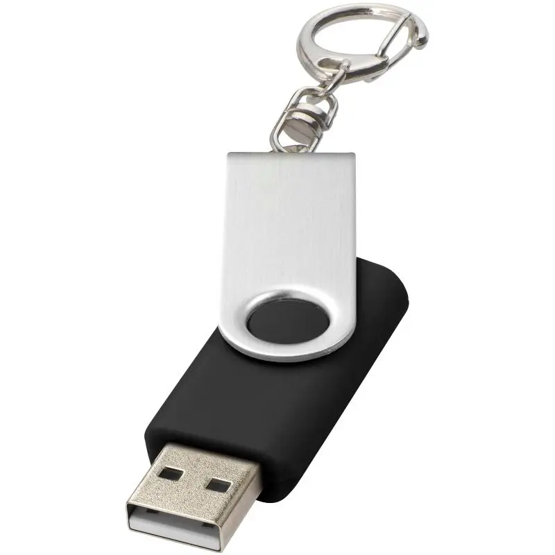 Schlüsselanhänger USB-Stick Twister - Schwarz - 1 GB Tragbarer USB-Speicher - Schwarz - 1GB