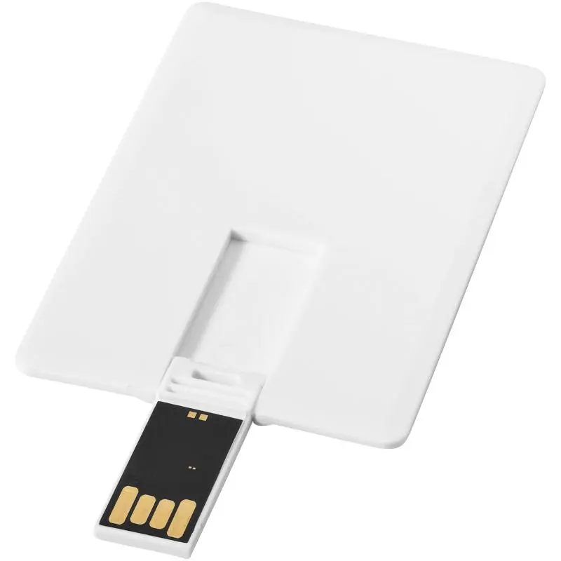Schlanker 1GB USB-Stick im Kreditkartenformat - Weiß