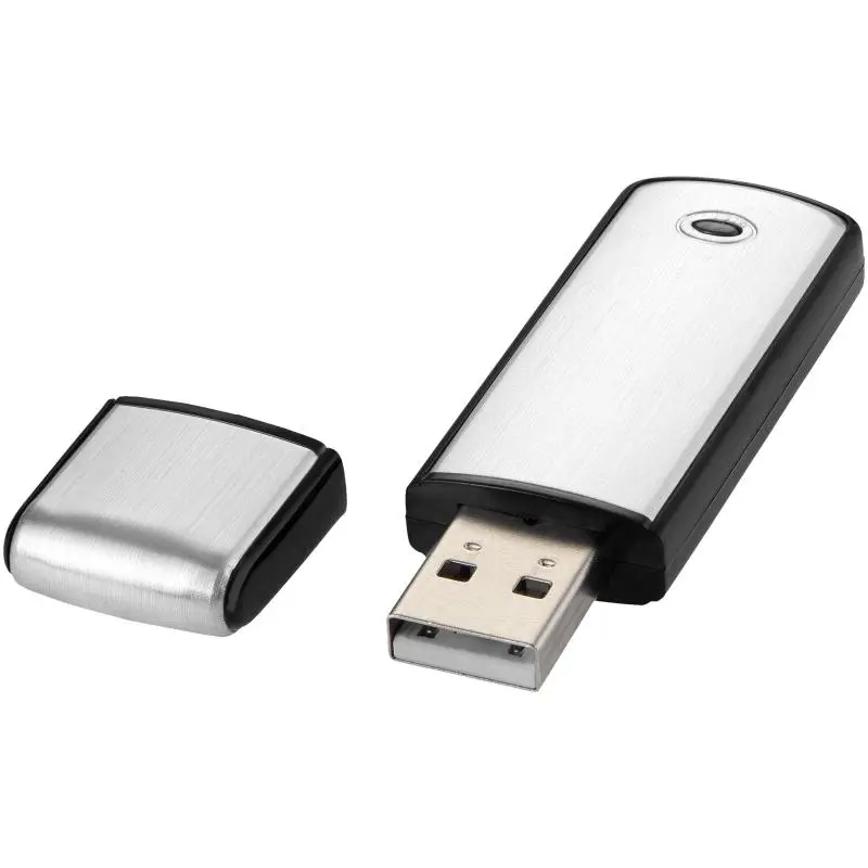Alu Quadratischer USB-Speicherstick - Silber - 4GB