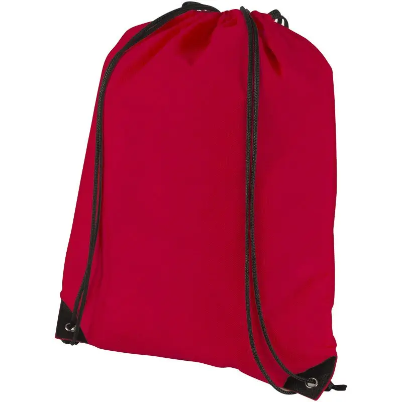 Premium Sportbeutel aus strapazierfähigem Non-Woven Material - Rot, ideal für unterwegs